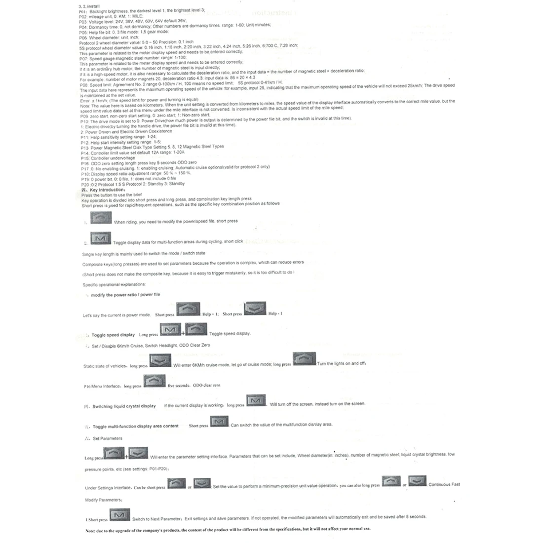 öƽ  LCD M5 ÷ 跮 ÷, Ʈ KT     ǰ, 36-60V