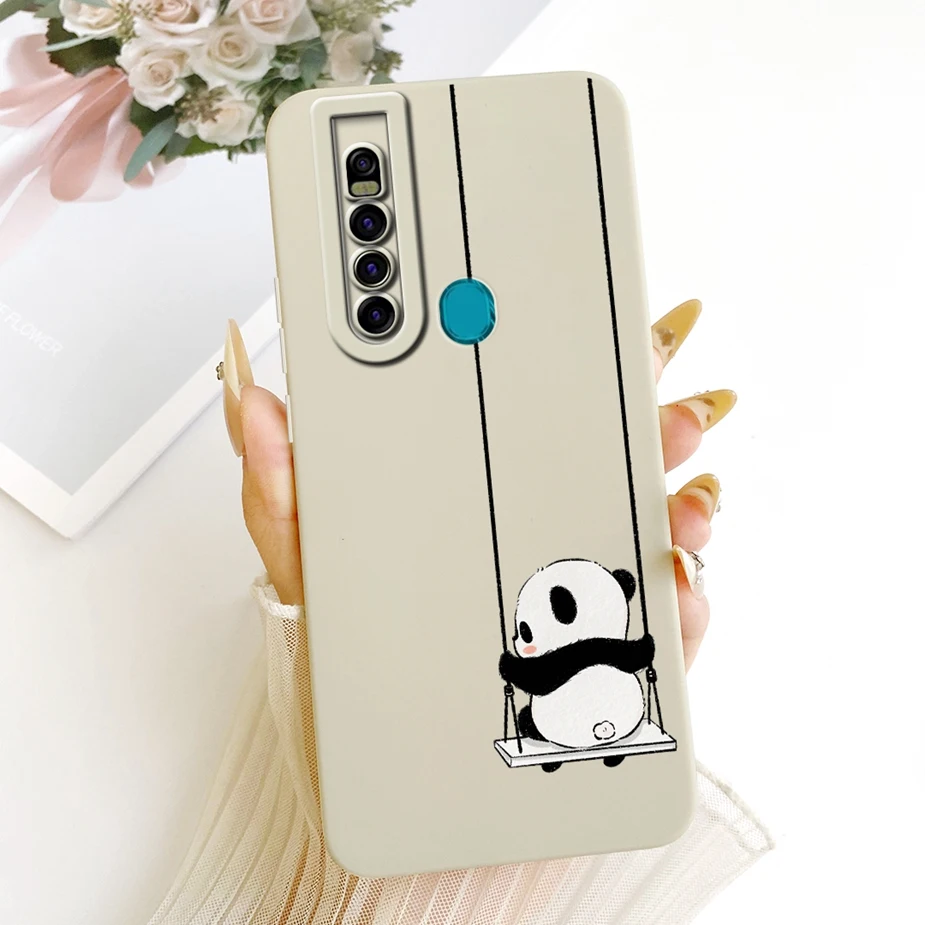 Cute Cat Panda Cartoon Soft Silicone Case Cover