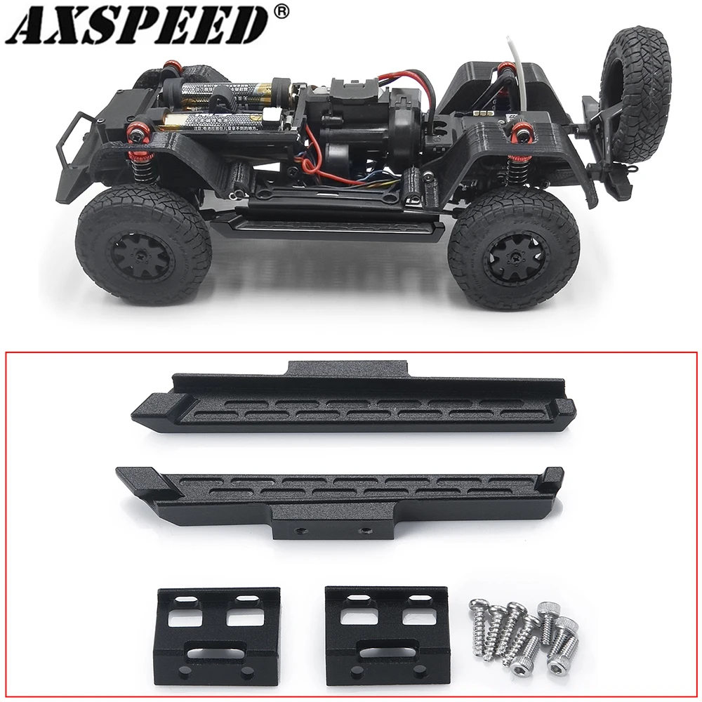 Axspeed Pedale In Metallo Pedale Laterale Per Kyosho 1/18 Jimny 32523, Miniz-Jeep 1/24 Wrangler Rc Crawler Parti Di Aggiornamento Per Auto