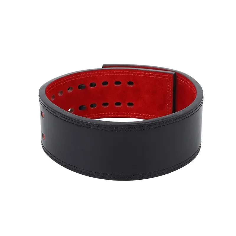 Weightlifting Belt Cowhide Waist Protection Fitness Training