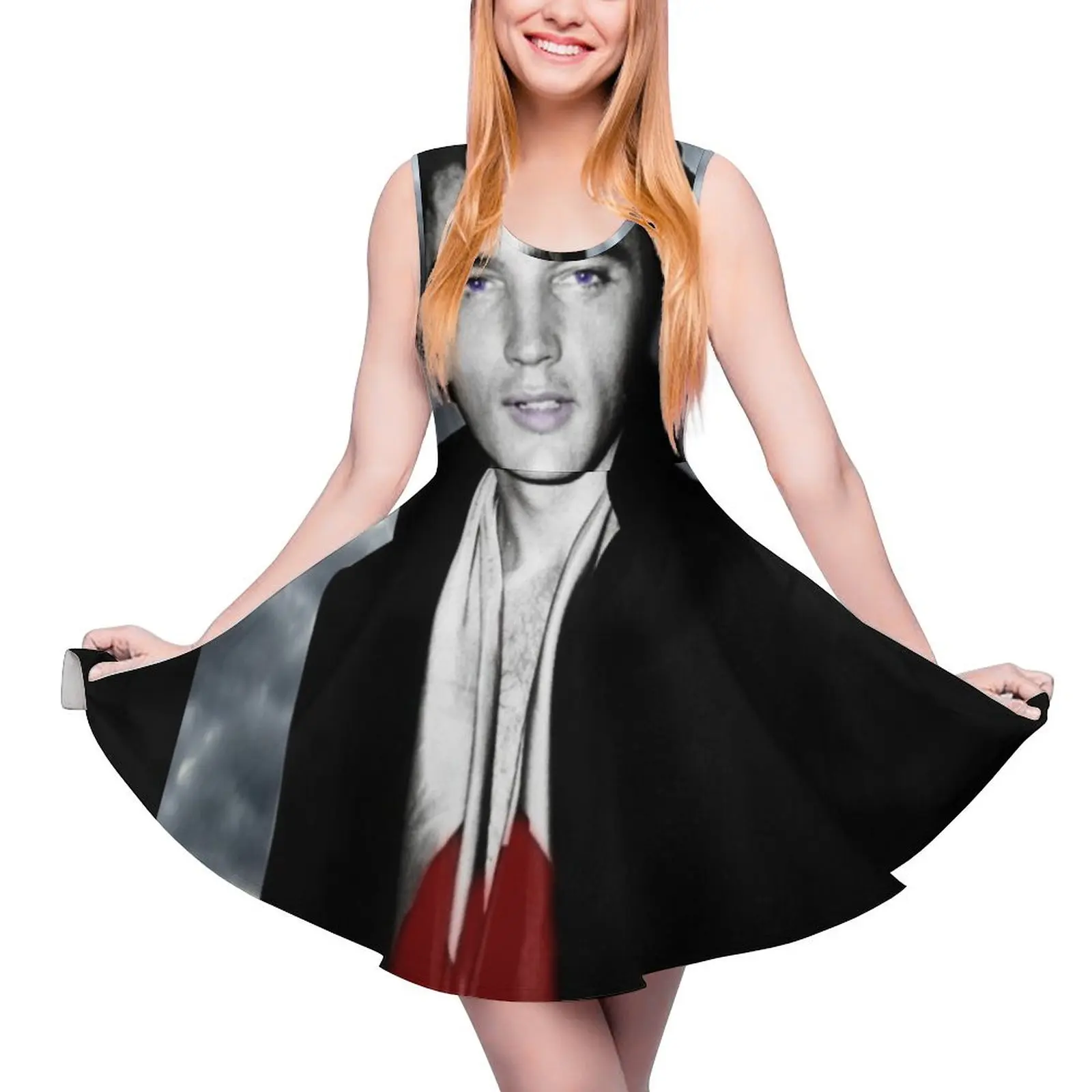 

Женское летнее платье без рукавов, в Корейском стиле