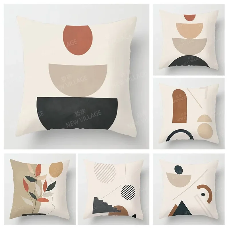 

Nordic fall home decor autumn throw pillow cover sofa Cushion cover velvet modern 45x45cm 45*45 50x50 60x60 40x40 50*50 morandi