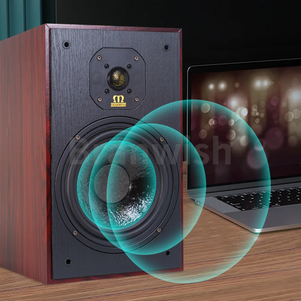 8 Inch Bookshelf Passive Speaker Hifi High Fidelity Front Home Fever Home Theater Speaker Sound Box Desktop Speakers 150W