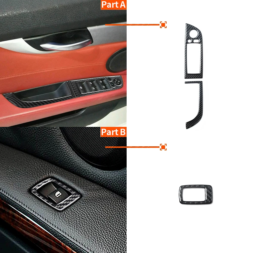 BMW Z4 E89 2009-2016 차량 내부 장식 액세서리 카본 파이버 차량 스티커