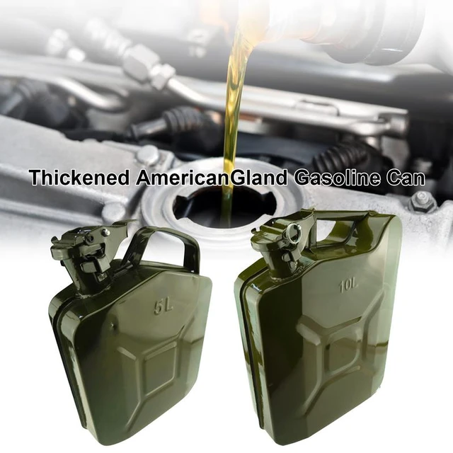 Stainless Steel Petrol Tank 7L Liters Stainless Steel Fuel Tank Petrol  Storage Oil Gas Can Fuel Jug For Car Motorbike And Truck - AliExpress