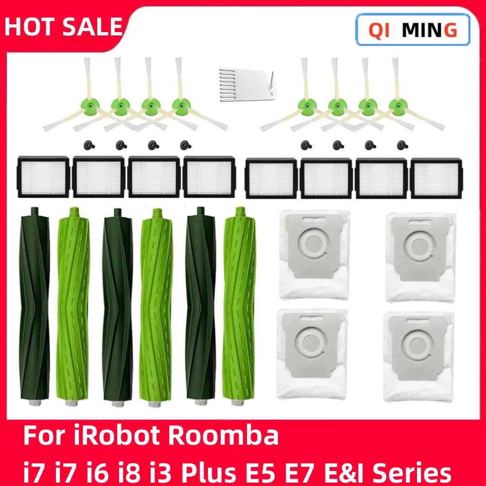 

Roller Brush For iRobot Roomba i3 i4 i6+ i7 i7 Plus J7 j7Plus E5 E6 E7 I/E/J Series Robot Vacuum Spare Replacement Accessories