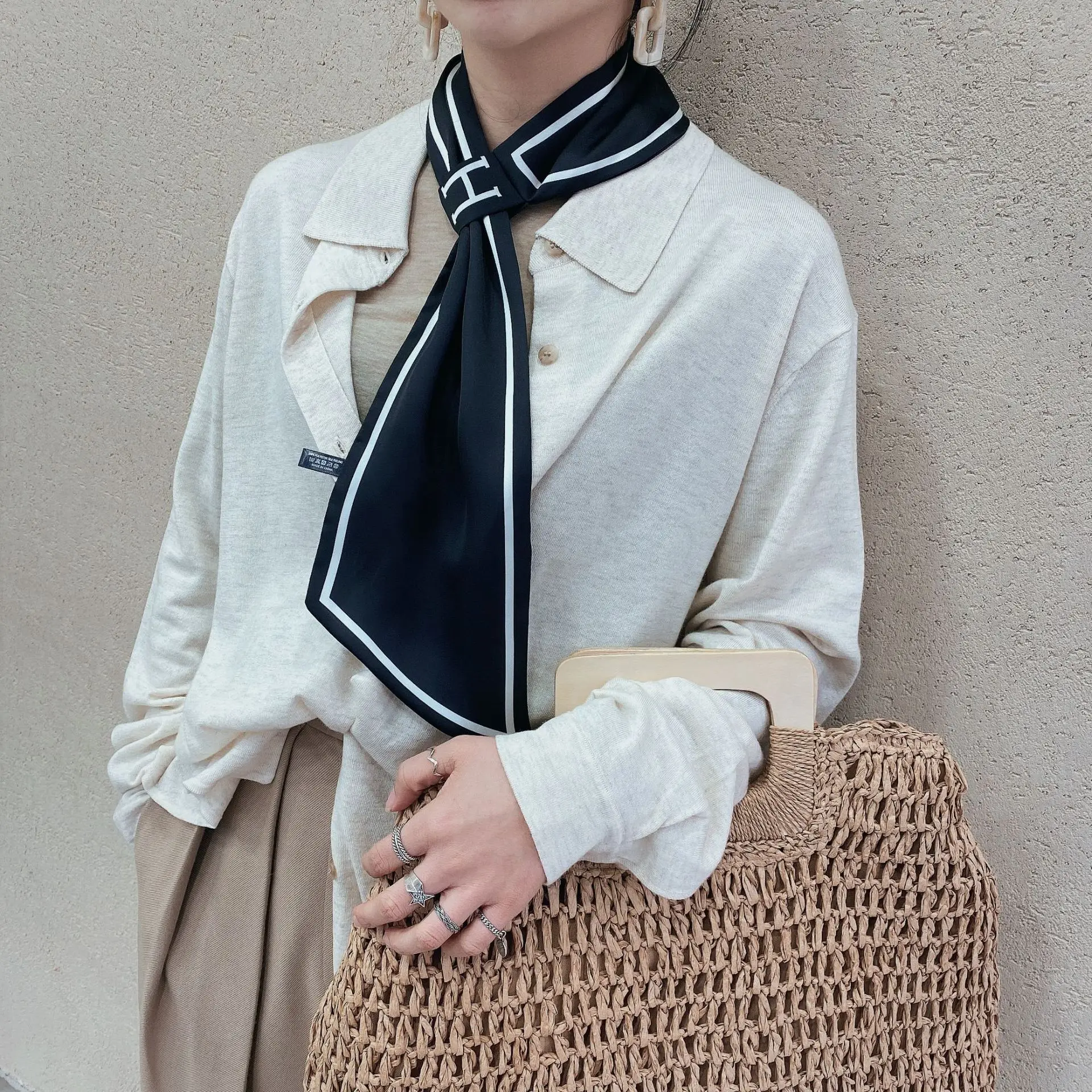 Multi Using Irregular Triangular Scarves for Women DIY Scarf with