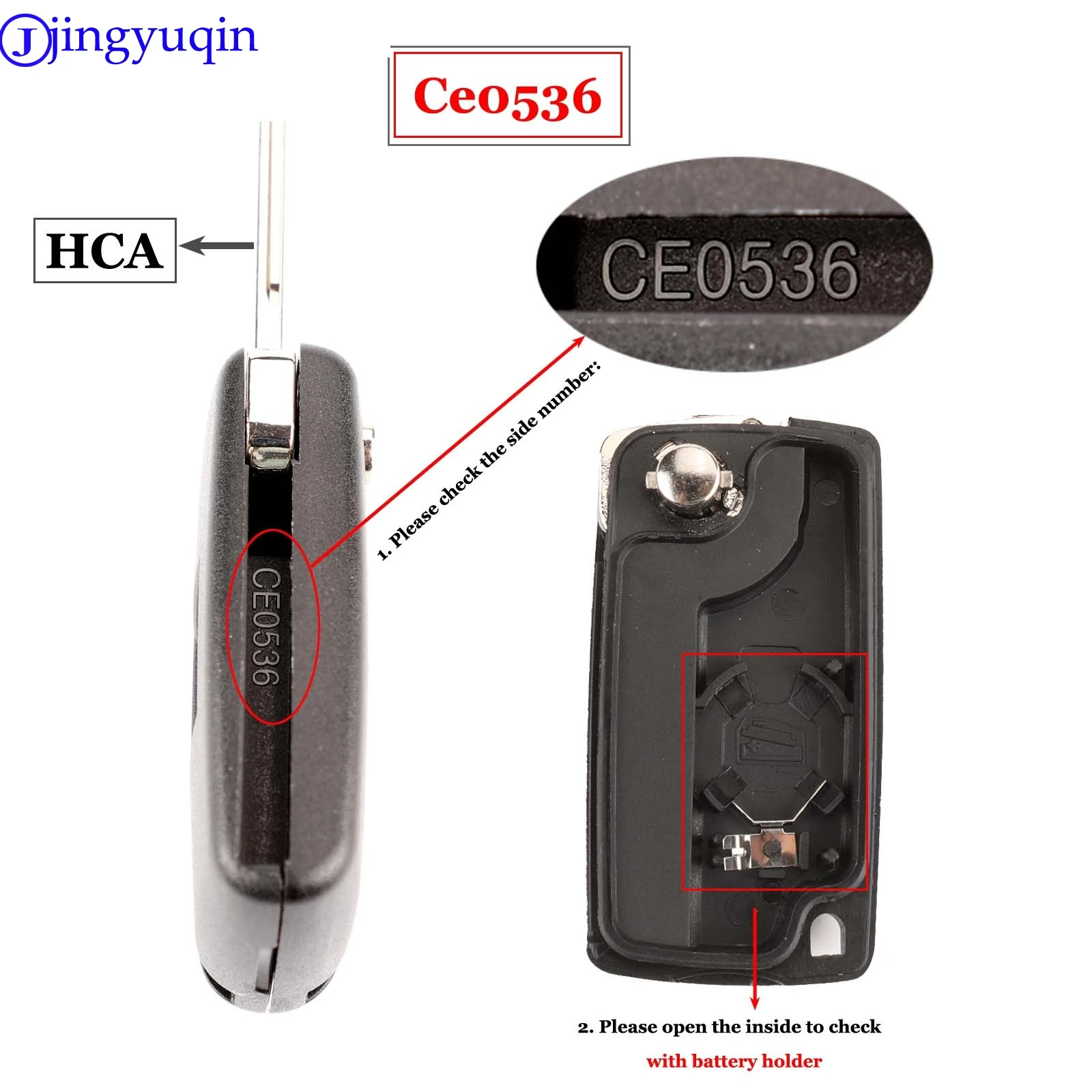 434Mhz ID46 Chip ASK/FSK For Peugeot 107 207 307 308 407 607 CE0523 Ce0536/Ce523 transponder chip