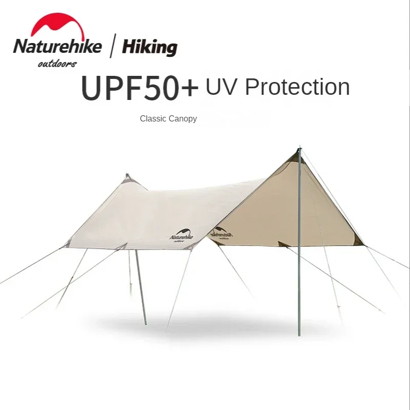 

Naturehike Outdoor Camping Sun Protection 5-8 People Multi-Person Canopy Tent Ultralight Rainproof Sunshade canopy tent awning