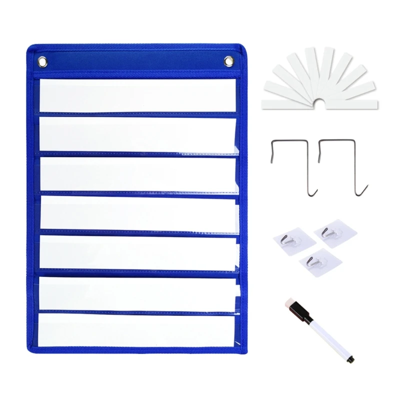 

7-layer Magnetic Pocket Chart for Daily Schedule, Learning Activities