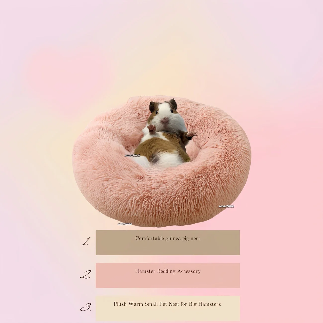 1pc dark gray plush warm small pet nest for big hamsters cozy winter hideaway with anti slip bottom soft polyester material round shape   guinea   other small animals hamster bedding accessory hamster hideout details 3