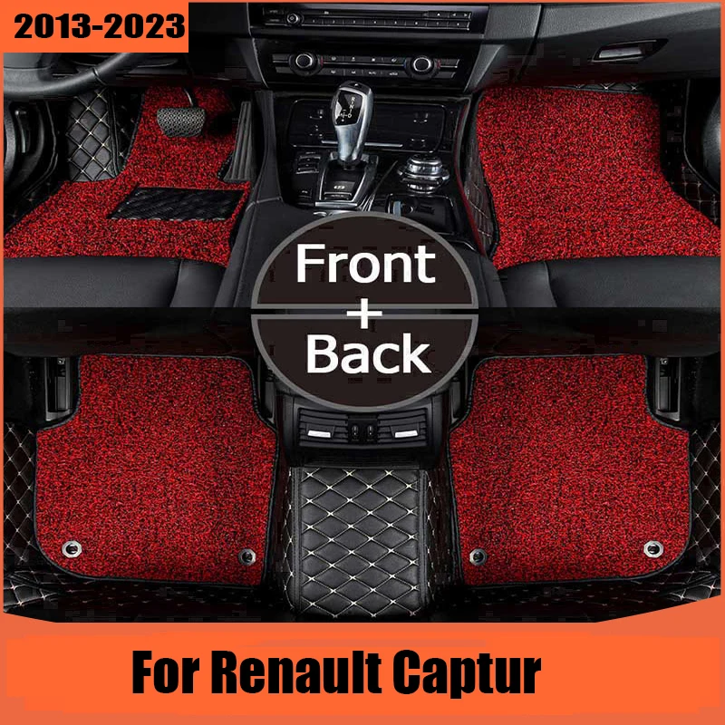 Custom Car Floor Mats For Renault Captur Auto Carpets Foot Coche Accessorie
