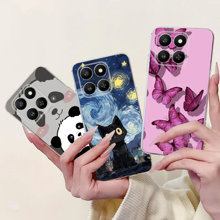 Cute Cartoon Painted Soft Slim Phone Case -
