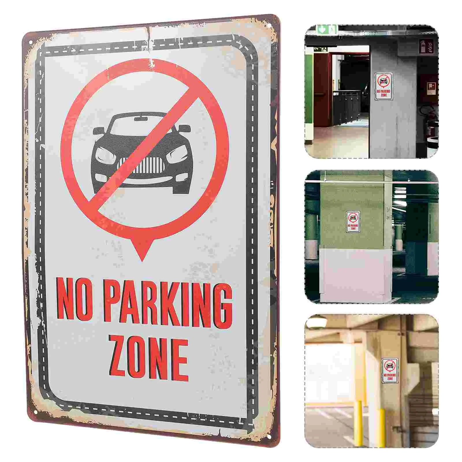 

Signs No Parking Decorative Painting/hanging Picture for Warning Do Not Here Safety Warnings