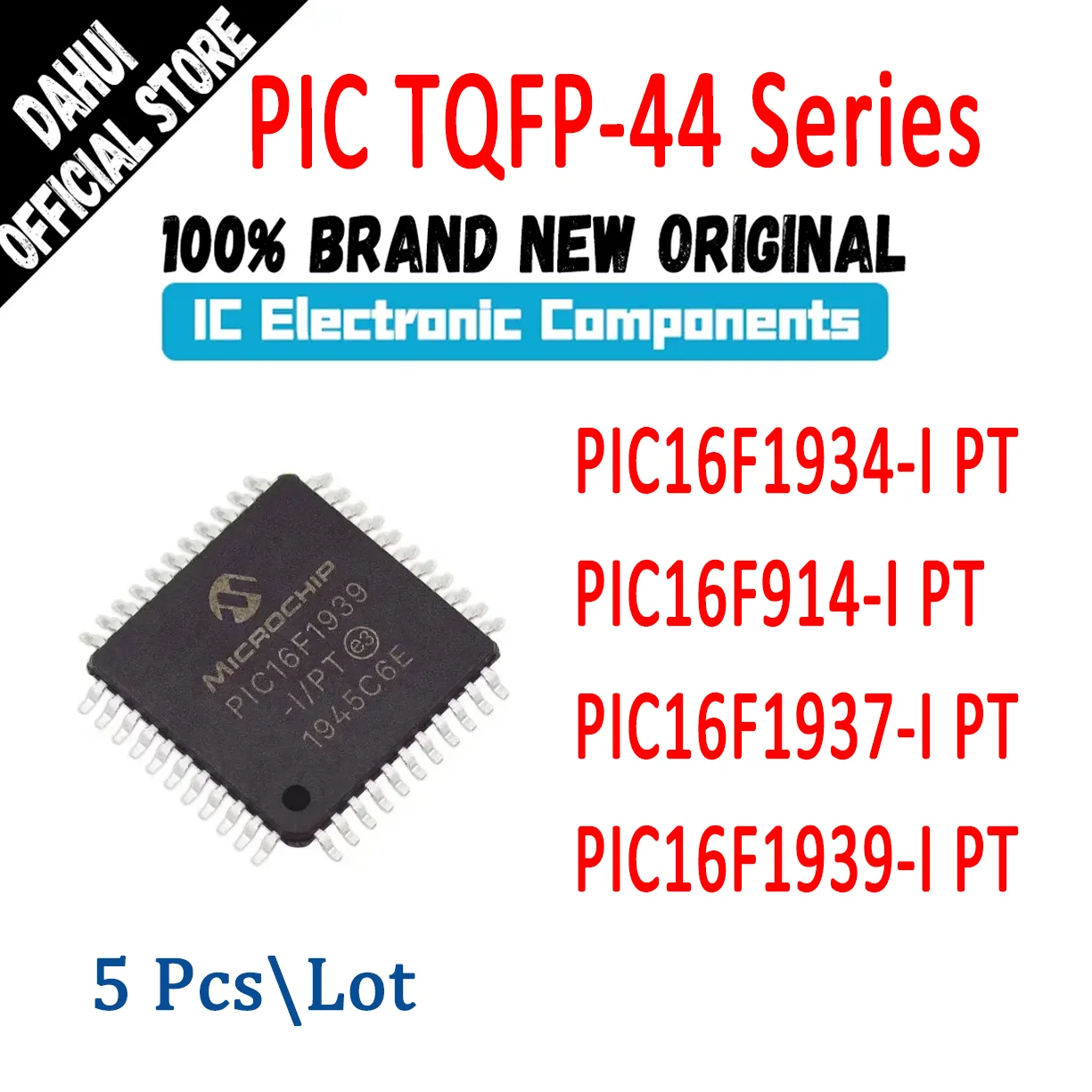 

PIC16F914-I/PT PIC16F1934 PIC16F1937 PIC16F1939 PIC16F PIC16 PIC IC MCU Chip TQFP-44 In Stock 100% Brand New Origin