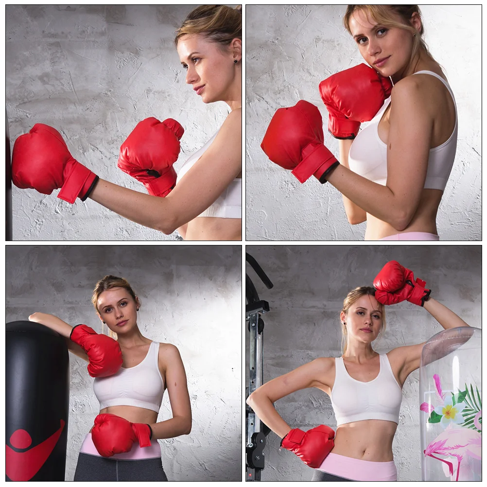 Boxing Gloves Children Professional Sparring Heavy Kickboxing Wear-resistant Comfortable Pu Grappling