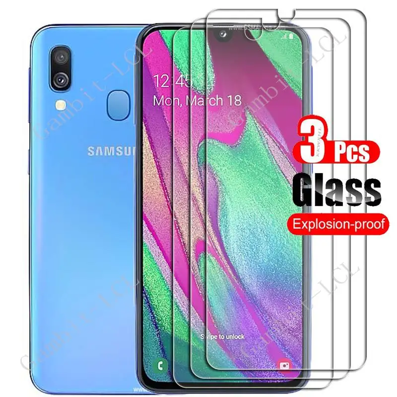 Закаленное стекло 3 шт. для Samsung Galaxy A40 5,9 дюйма, Защитная пленка для GalaxyA40 SM-A405FN A405F A405FM, защитная крышка для экрана