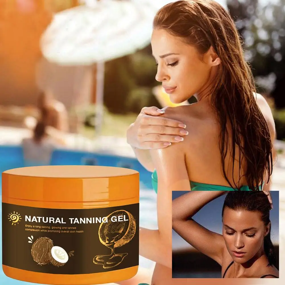 150ml Black Repair Cream Tanning Bronze Color Hydration Moisturizing Healthy Skin Tone Post Sun Repair