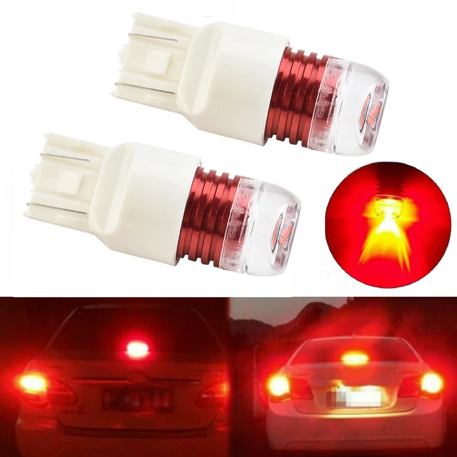 7443 LED Strobe Flashing Reverse Light Bulbs - Super Bright For Honda Civic/Accord