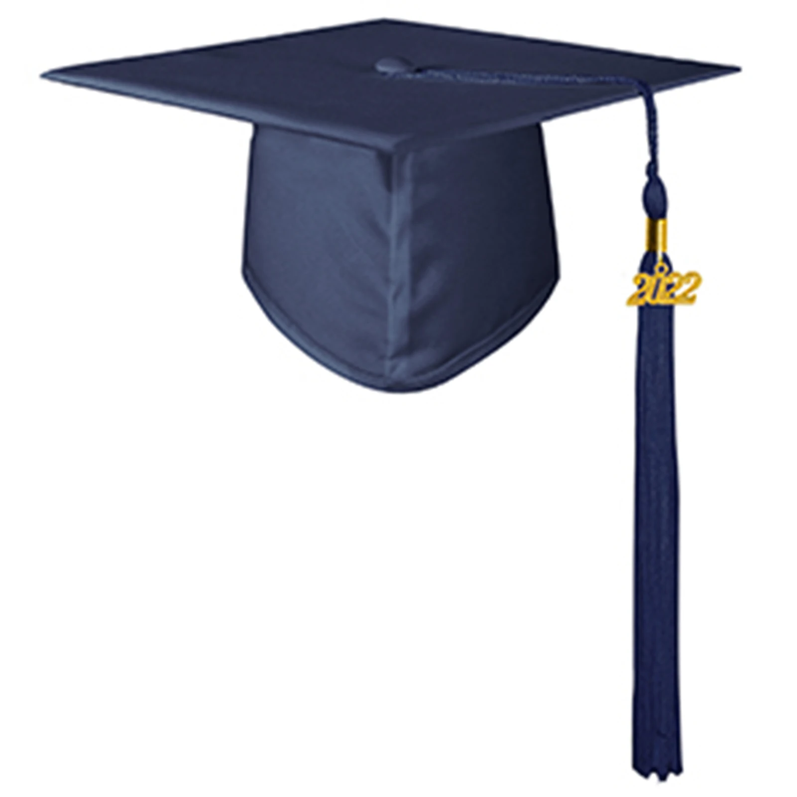 High School Bachelor Graduation Cap And Gown Tassel Set For Girls Boys Unisex Matte Graduation Cap With Tassel