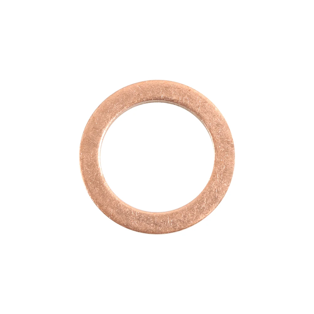 14mm Cooper Oil Drain Plug Gasket 25Pcs 007603-014106 Replacement Oil Crush Washer Seals Kit Auto Accessories