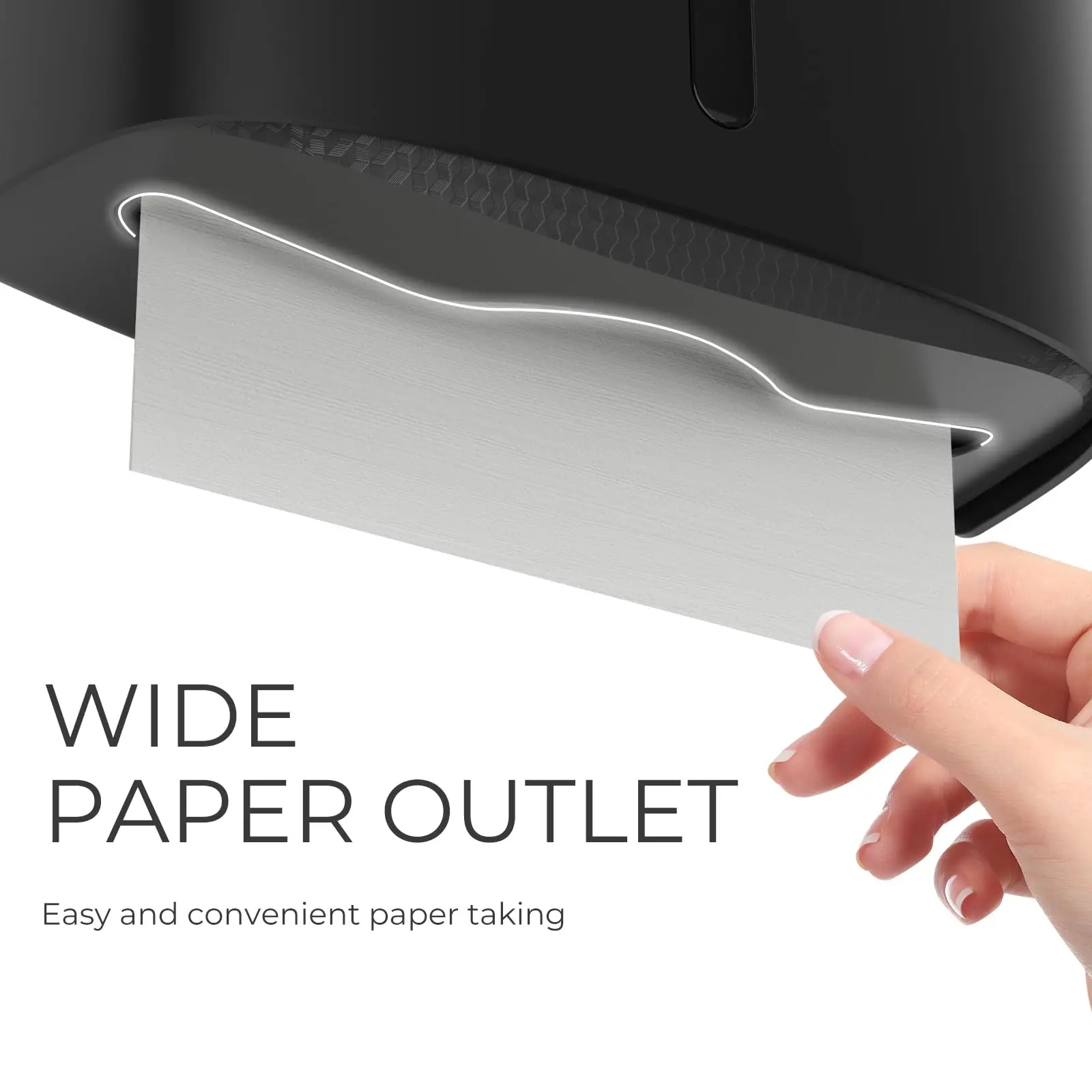 interhasa! Paper Towel Dispenser Wall Mount Adhesive No Drilling or Screws Install Multifold/Trifold/C Fold Commercial tissue dispenser paper towel rack