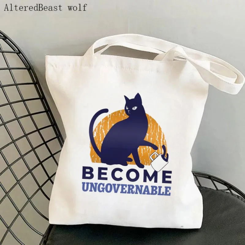 Women Canvas Shoulder bag Amphibia Anne Marcy Sasha Sticker Shopping custom Bag Harajuku Shopping Handbags Tote For Girls