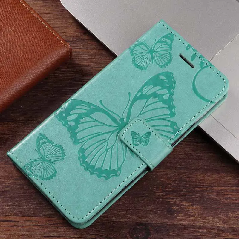 Leather Magnetic Flip Wallet Phone Case with Card Slot and Holder