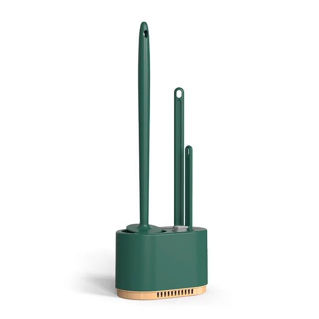 Fürdőszoba Fekete Wc Kefe Puha Tpr Szilikon Fej Nincs Holt Sarkok Otthoni Padlón Álló Tisztító Kefék Kiegészítők