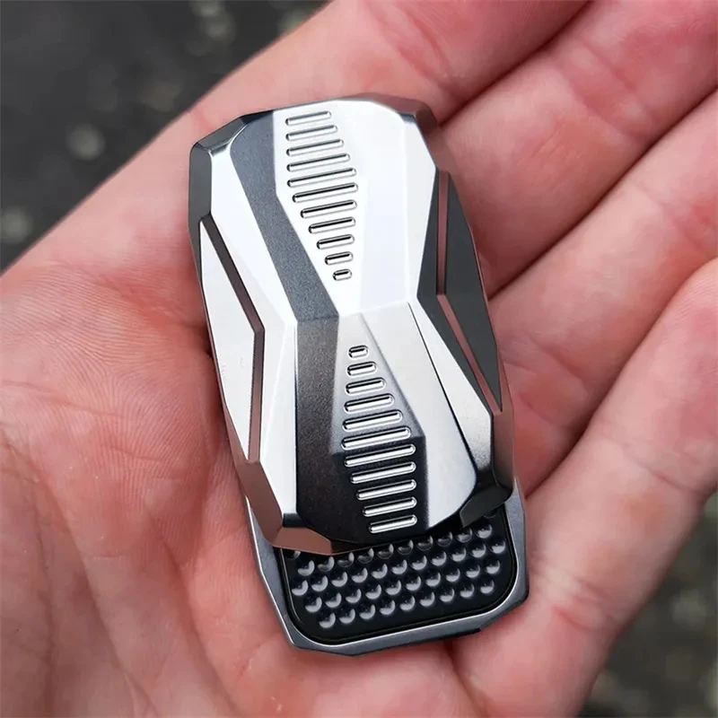 

Titanium Alloy Haptic Slider EDC Fidget Slider Adult Metal Fidget Toys ADHD Tool Anxiety Stress Relief Toys Adults Gifts