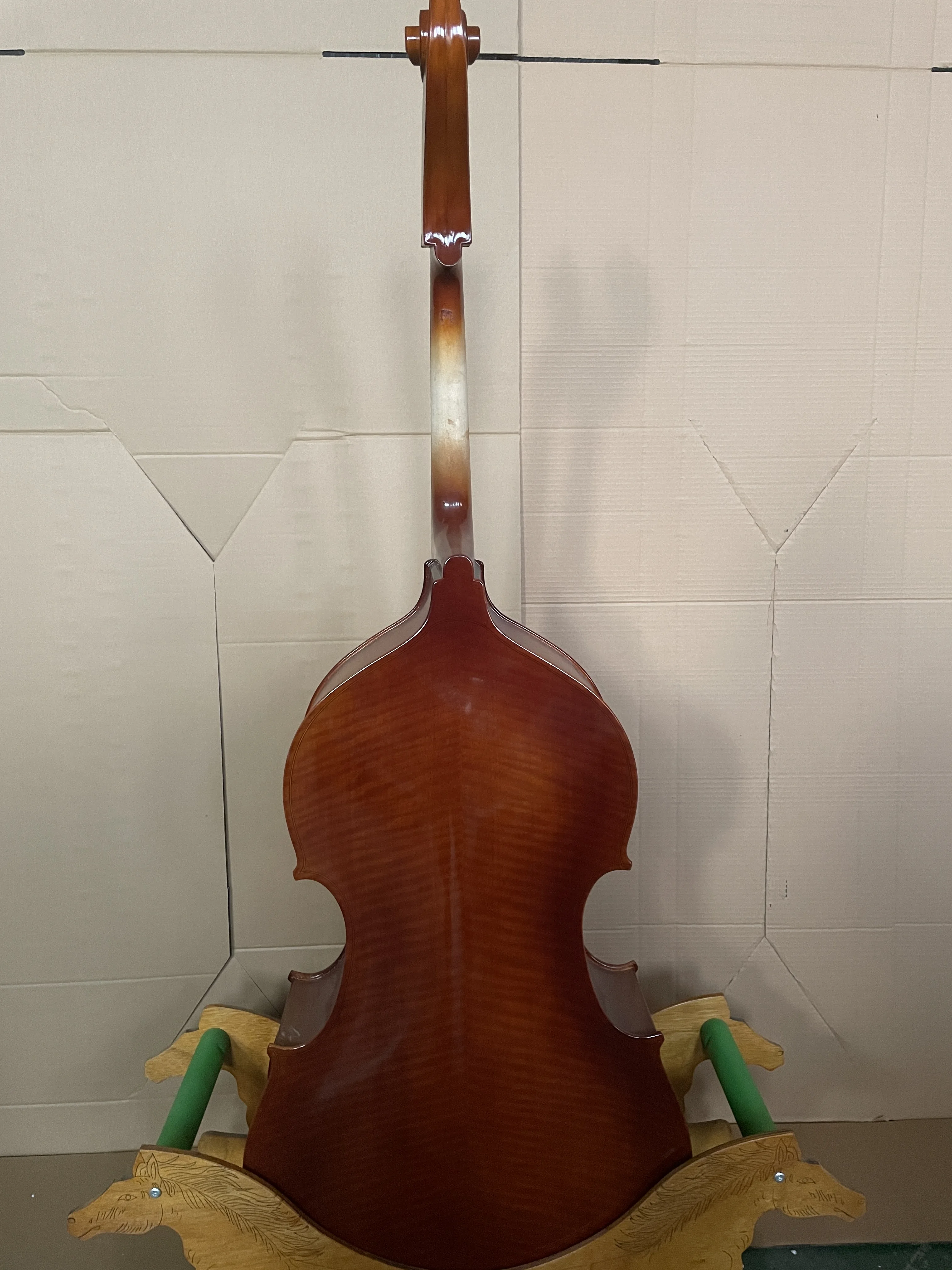 

1/8 children's vertical bass plywood. Handmade 4-string vertical bass. All accessories. Bass