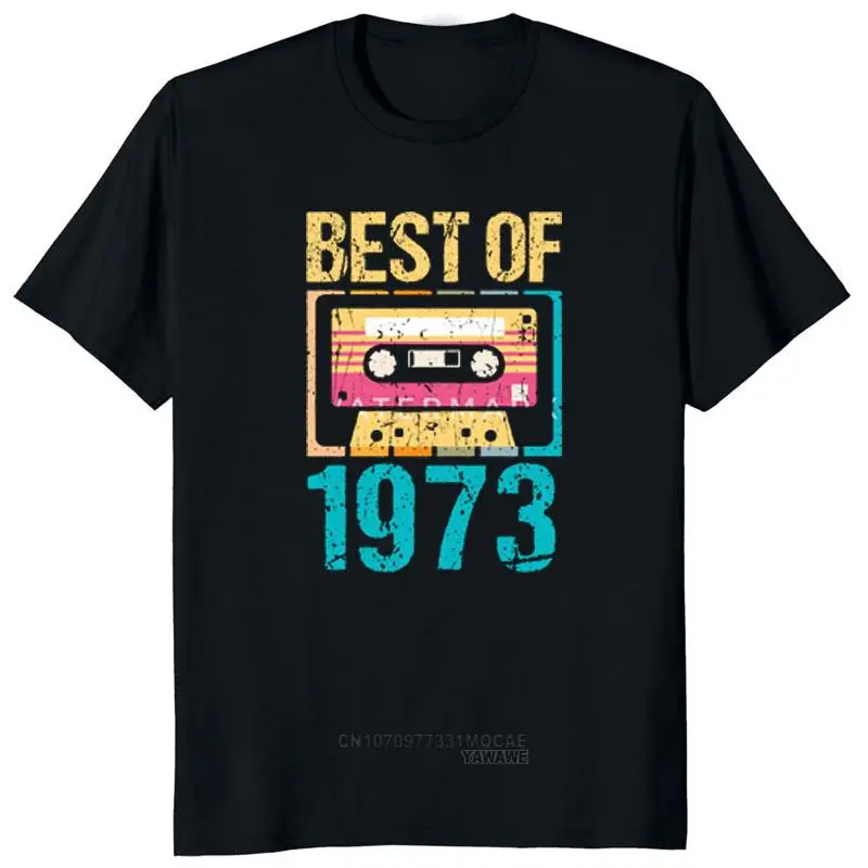 

1973 Limited Edition Radio Birthday Classic Vintage T Shirt Party Father Mother Present Summer Men Women T-shirt Gift Shirt