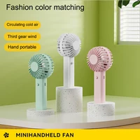 Mini Handheld Fan Battery Operated Small Personal Portable Speed Adjustable USB Rechargeable Fan Powerful Eyelash Fan 1