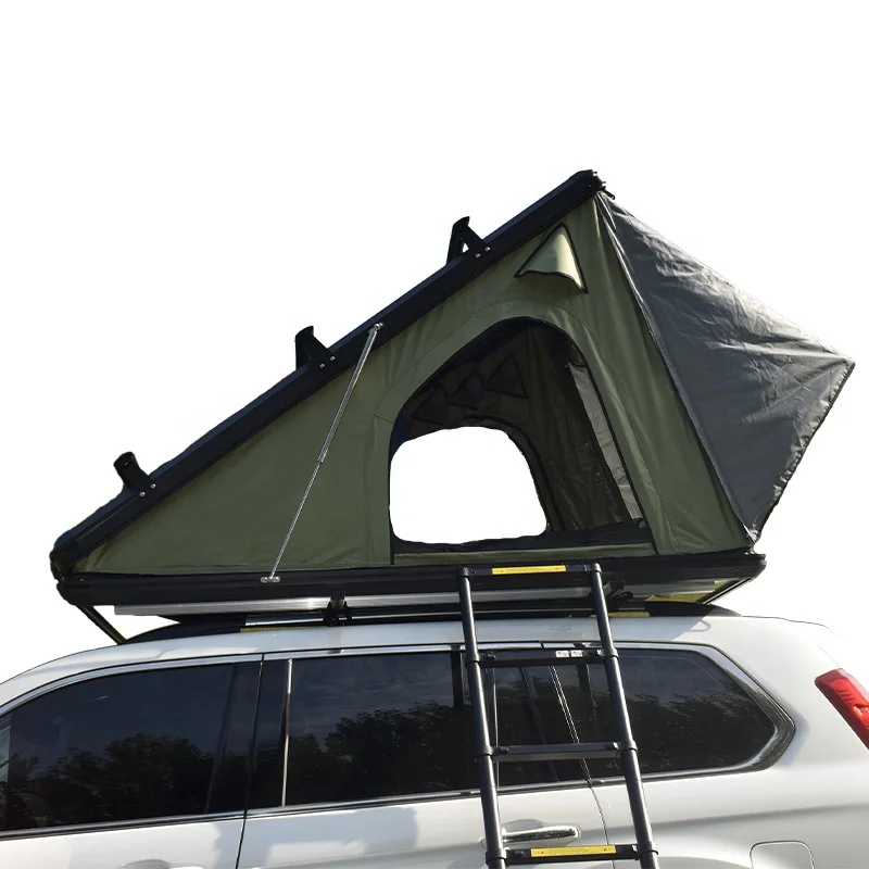 

Factory direct camper van car hard shell aluminum honeycomb base rooftop roof rack top tent