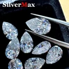 [ Pear Cut ] 0.1-30ct D Color VVS1 3EX Wholesale Pear Waterdrop Loose Moissanite Diamond GRA Stones Gemstones For Jewelry Making 1