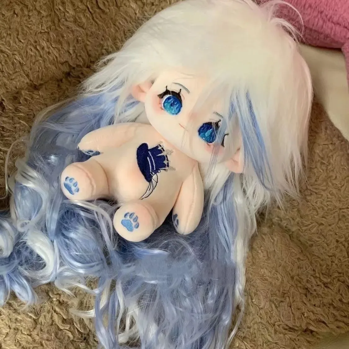 

Game Genshin Impact Focalors Furina Cosplay Lovely Plush Doll Cotton Body 20cm Dress Up Clothes Outfit Stuffed Toys Kawaii Gift