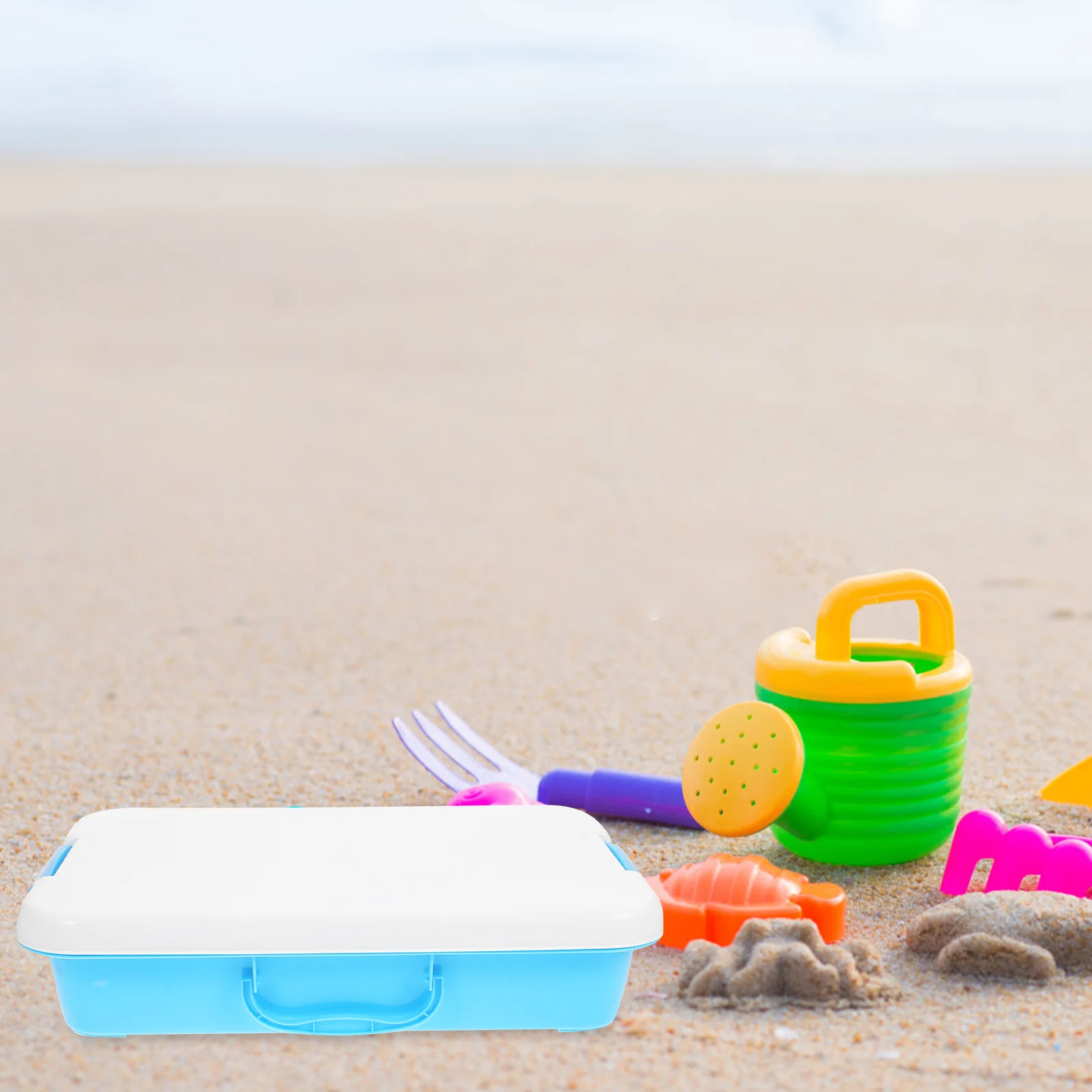 

Песочный стол, коробка для хранения, песочный ящик, детская игрушка, портативный переносной поднос для детей из АБС-пластика с крышкой, забавные игрушки