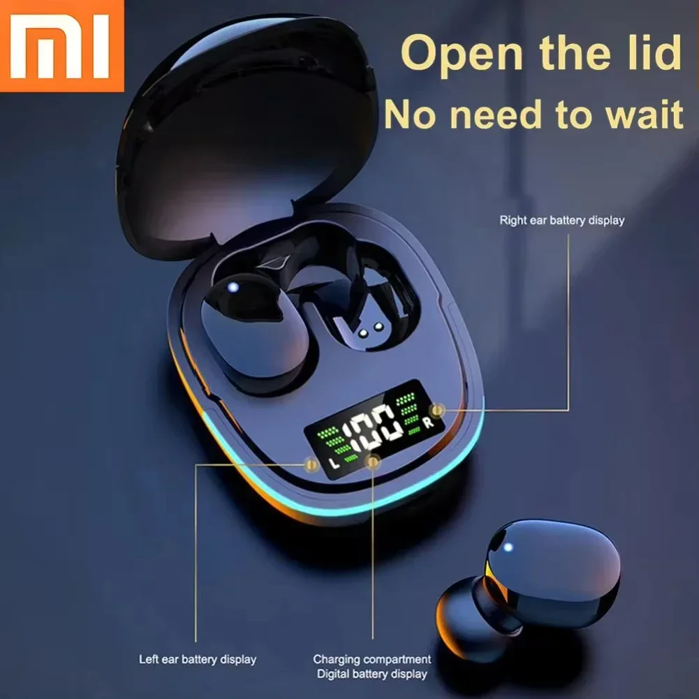 Bluetooth Earphones Xiaomi G9S TWS Sport Headphones Touch Control HiFi Stereo Sound Waterproof In-Ear Game Headset Mic