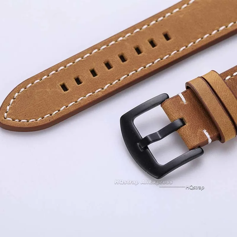 Vintage-Style Leather Quick Release Watch Strap | Premium Replacement Band