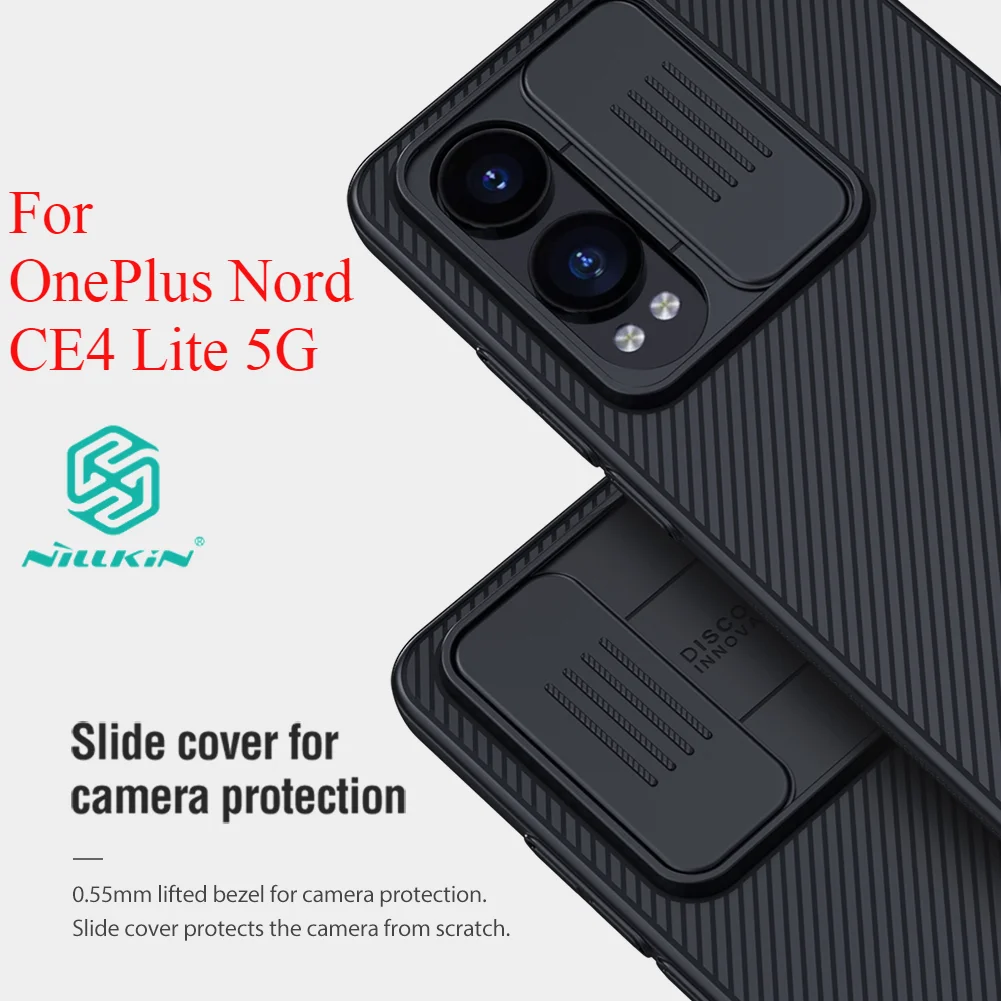 For OnePlus Nord CE4 Lite 5G Case NILLKIN CamShield Slide Lens