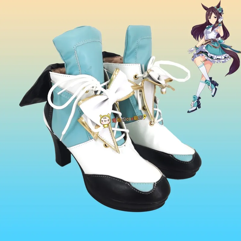 

Anime Umamusume Pretty Derby Mejiro Dober Cosplay Shoes Comic Halloween Carnival Cosplay Costume Prop Men Boots Cos