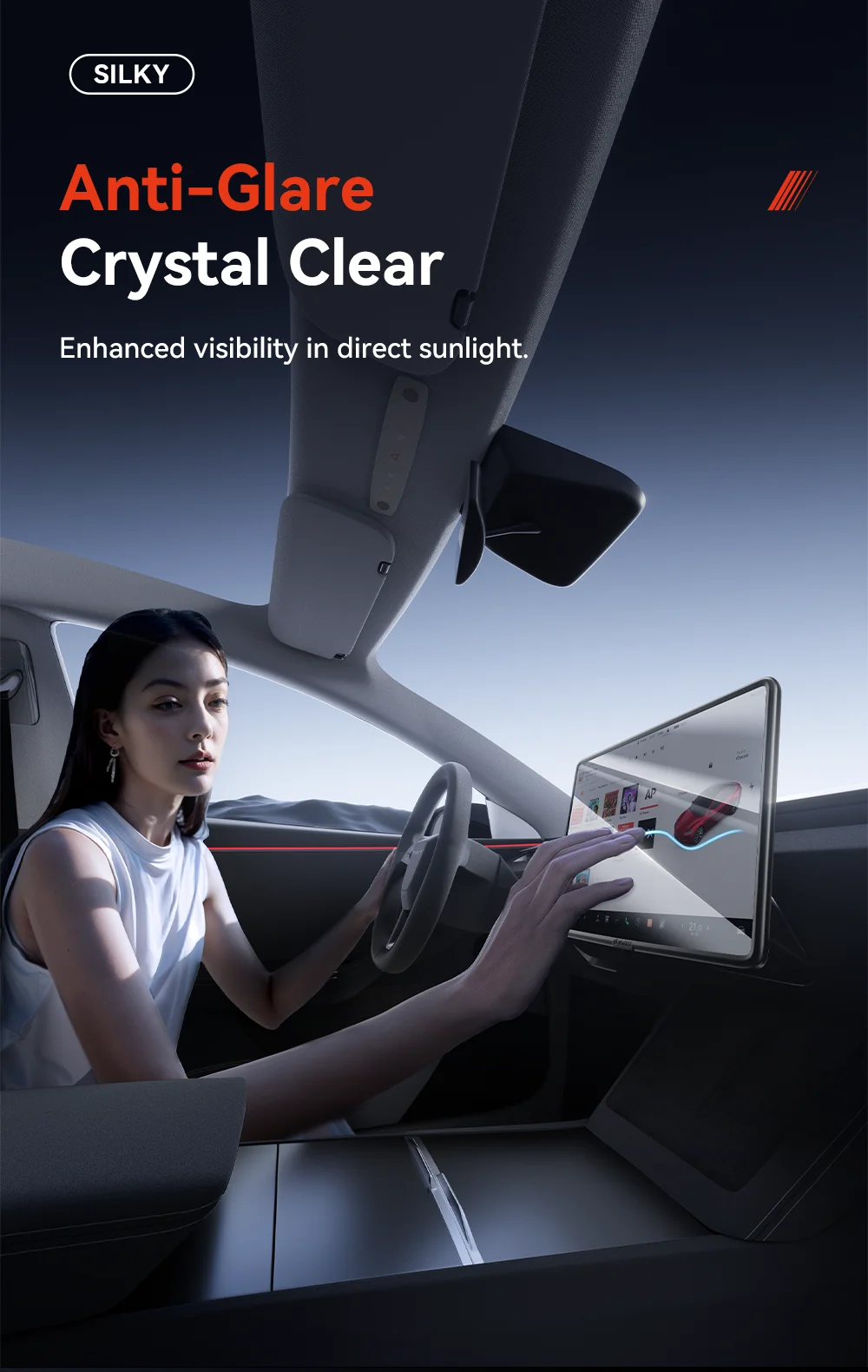 For Tesla Model 3 Y Highland Juniper Center Control screen Tempered Glass Film P
