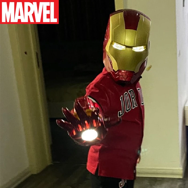 Iron Man 1:1 MK43 Wearable Arm Marvel The Avengers Helm Cosplay Arc Fx Pols Gauntlet Armor Model xmas Gif _ - AliExpress Mobile
