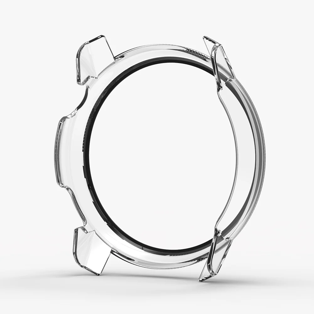 Enhanced Smartwatch Protective Case with Tempered Glass Film