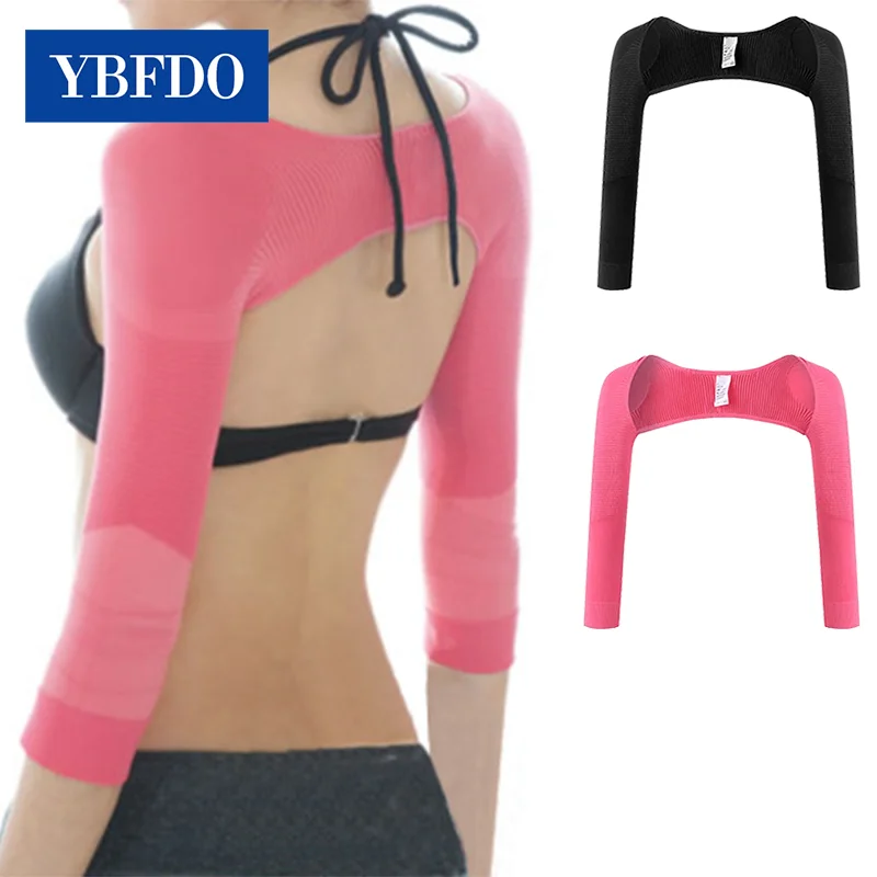 

YBFDO Women Compression Posture Corrector Arm Back Support Chest Push Up Shaper Corset Back Shoulder Support Brace Shoulder Band