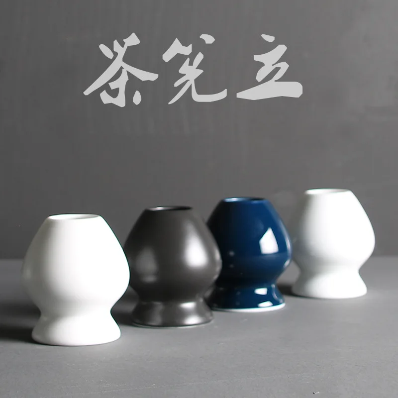 Ceramic Matcha Green Tea Chasen Holder Japanese Stand Bowl Bamboo Whisk Grinder Brushes Tea Tool Holder Teaware Sets Accessories
