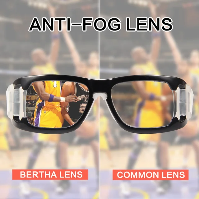 BERTHA Prescription Glasses Sport Glasses Frame For Basketball Football Cycling Explosion-proof Lens Anti-fog Glasses SYD006 3