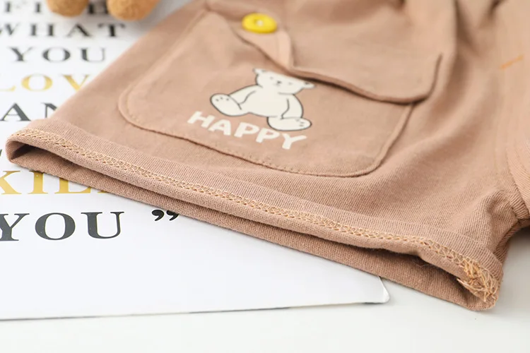 LJW 2022 Cartoon infant Suits Baby Clothing Set for Boys Girls Cute Summer Casual Clothes Set Striped Top+Shorts Kids Clothes Baby Clothing Set near me