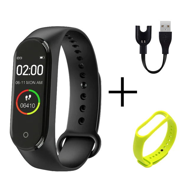 Hot M4 Men Women Smart High Quality New Label Belt Sports Blood Pressure Heart Rate Monitor Watch Waterproof Fitness reloj mujer show 8
