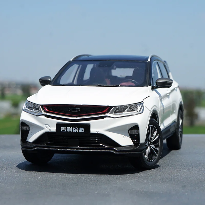

Модель автомобиля Geely Binyue из металлического сплава, литой под давлением, оригинальная коллекционная игрушка для взрослых, семейный дисплей, 1/18